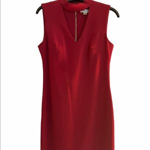 Calvin Klein Key Hole Red Dress